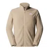 The North Face Sweatshirt Sport Man  Nf0a8d0rbox1 M Glacier Flc Jkt Mushroom Grey In Brown