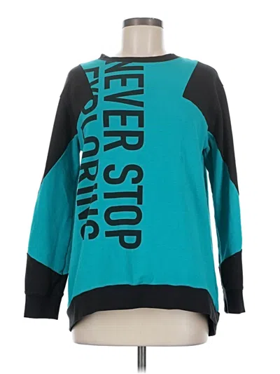 Pre-owned The North Face Sweatshirt In Teal