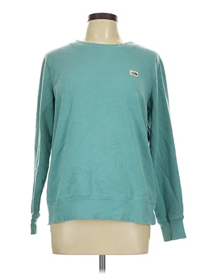 Pre-owned The North Face Sweatshirt In Teal