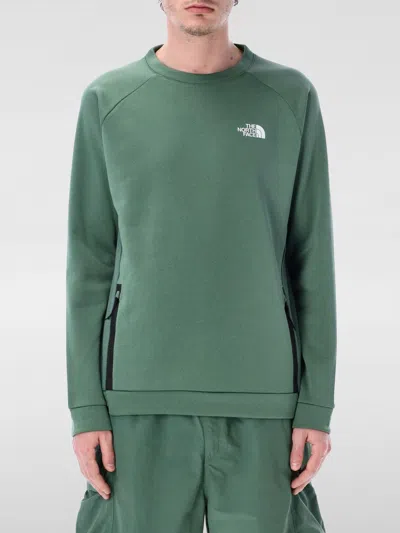 THE NORTH FACE SWEATSHIRT THE NORTH FACE MEN COLOR GREEN,G90385012