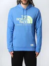 The North Face Sweatshirt With Logo Embroidery In Turquoise