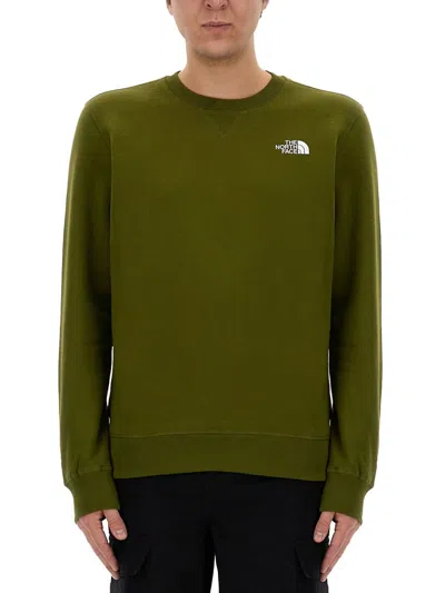 The North Face Logo-detail Sweatershirt In Green