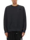 The North Face Relaxed Ribbed Cuffs Hem Crew In Gray