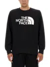 The North Face Black Cotton Sweatshirt In Black