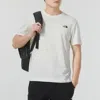 The North Face White T-shirt With Logo Printed On The Front And Back In Cotton Blend Man