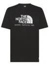 The North Face T-shirt In Cotone Con Logo Sul Petto In Nero