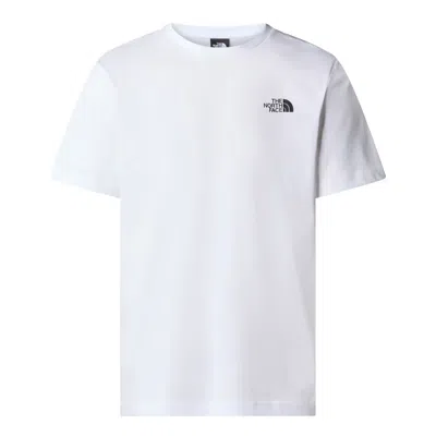 The North Face Man Short Sleeves Simple Dome Tee In White