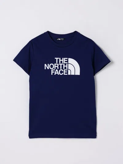 The North Face T-shirt  Kids Color Navy In Blue
