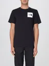 The North Face Black Cotton T-shirt In Black
