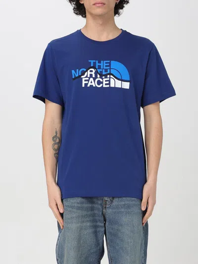THE NORTH FACE T-SHIRT THE NORTH FACE MEN COLOR BLUE,G84869009