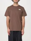 The North Face T-shirt  Men Color Brown In Braun