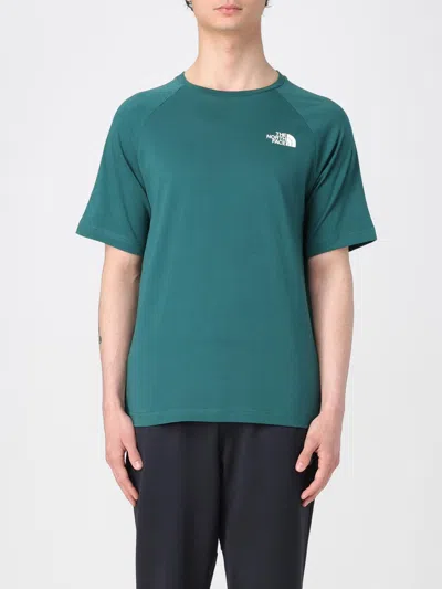 THE NORTH FACE T-SHIRT THE NORTH FACE MEN COLOR GREEN,G82036012