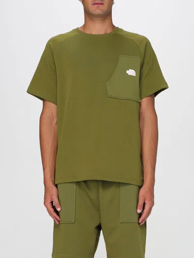 THE NORTH FACE T-SHIRT THE NORTH FACE MEN COLOR OLIVE,G89968048