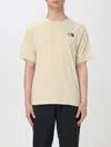 The North Face Graphic Print Raglan Sleeve T-shirt In Sand