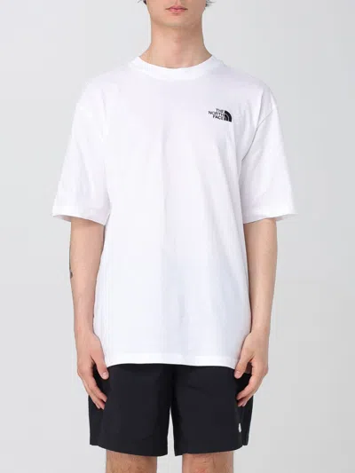 THE NORTH FACE T-SHIRT THE NORTH FACE MEN COLOR WHITE,G86601001