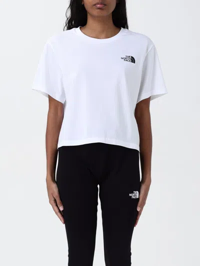 THE NORTH FACE T-SHIRT THE NORTH FACE WOMAN COLOR WHITE,G70318001