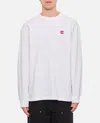 The North Face Mens Tnf Classic Grey Heathe Redbox Logo-patch Cotton-blend Sweatshirt Xxl In White