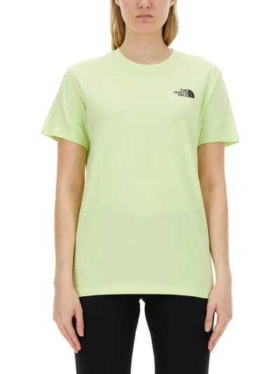 The North Face T-shirt With Logo In Green