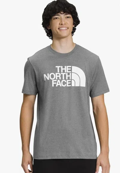 The North Face T-shirt Women's Gray Signature Logo Short Sleeve Asm119