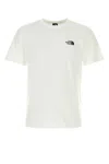 The North Face White T-shirt With Logo Printed On The Front And Back In Cotton Blend Man