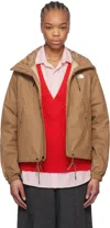 THE NORTH FACE TAN ANTORA RAIN JACKET