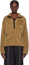 THE NORTH FACE TAN EXTREME PILE SWEATSHIRT