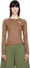 THE NORTH FACE TAN SUNRISER SPORT TOP