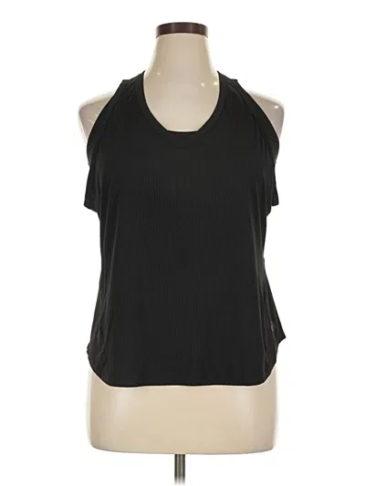 Pre-owned The North Face Tank Top Black Halter Neckline Tops