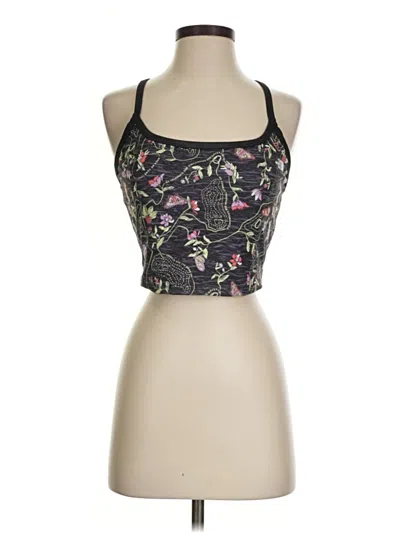 Pre-owned The North Face Tank Top Black Halter Neckline Tops