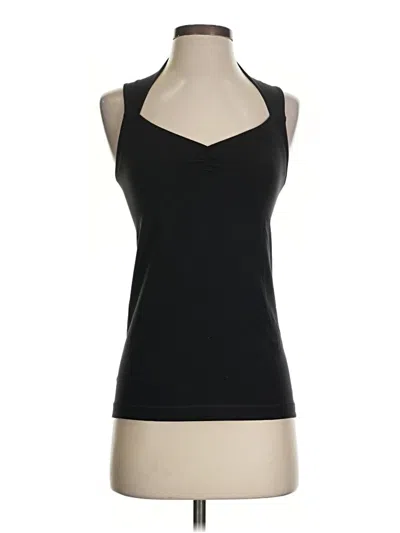 Pre-owned The North Face Tank Top Black Halter Neckline Tops