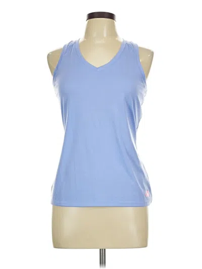 Pre-owned The North Face Tank Top Blue Halter Neckline Tops