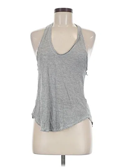Pre-owned The North Face Tank Top Gray Halter Neckline Tops