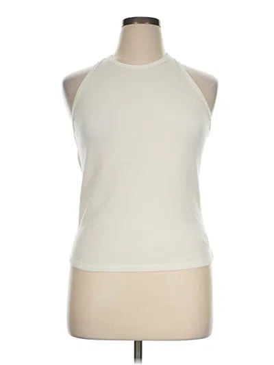 Pre-owned The North Face Tank Top Ivory Halter Neckline Tops