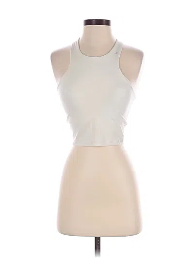 Pre-owned The North Face Tank Top Ivory Halter Neckline Tops