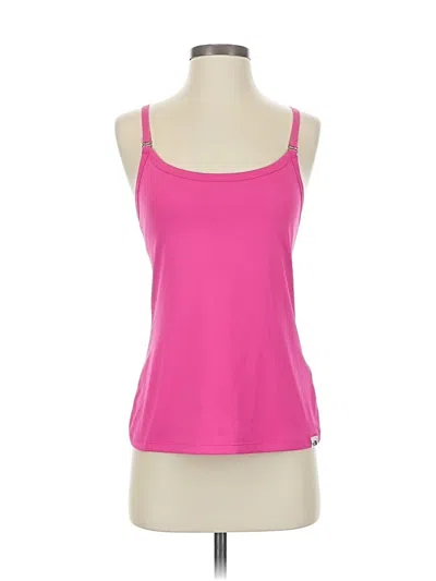 Pre-owned The North Face Tank Top Pink Strapless Neckline Tops