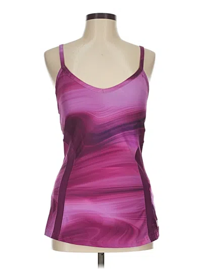 Pre-owned The North Face Tank Top Purple Strapless Neckline Tops