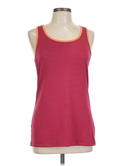 Pre-owned The North Face Tank Top Red Halter Neckline Tops