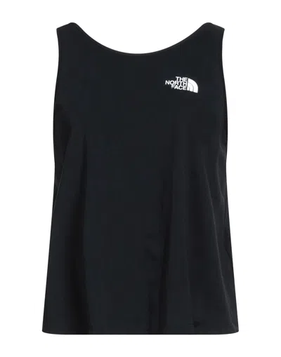 The North Face Tank Tops In Black