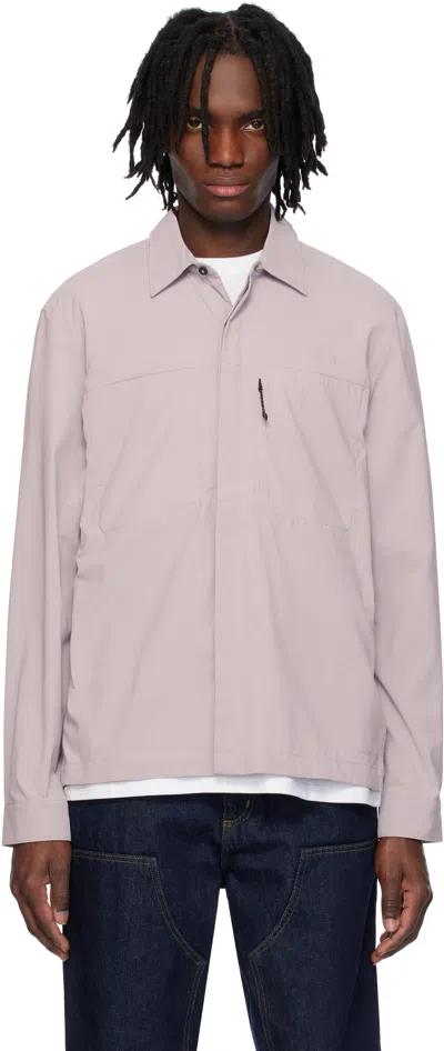 The North Face Taupe Long-sleeve Lightrange Shirt In Moonstone Grey 1oa