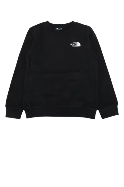 The North Face Teen Evolution Box Crew Sweatshirt In Black