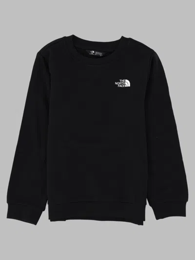 The North Face Unisex Kids Simple Dome Crew Sweatshirt In Black