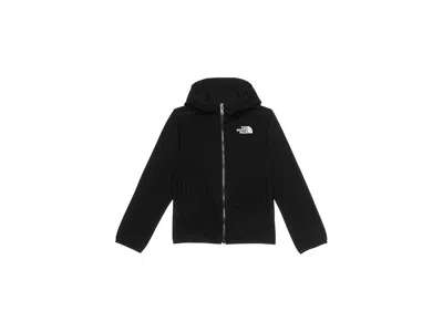 The North Face Teen Glacier Full Zip Hooded Jacket (little Kid/big Kid) Boy's Coat Tnf Black : Xs (6 Little Kid), P