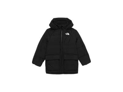 The North Face Teen North Down Fleece-lined Short Parka (little Kid/big Kid) Boy's Coat Tnf Black : Xs (6 Little Ki
