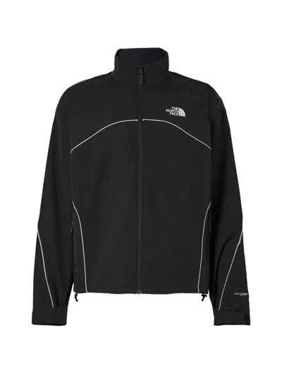 The North Face Tek Piping Wind Jacket In Black