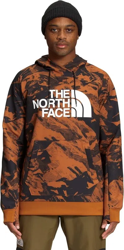 The North Face Tekno Logo Nf0a3m4e9p0 Hoodie Men Xl Brown Tonal Pullover App1407