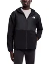 The North Face Tekware Grid Hybrid Full Zip Jacket In Black