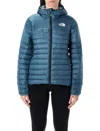 The North Face Thermoball Padded Hooded Jacket In Green