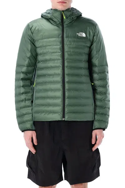 The North Face Terra Peak Hybrid Hooded Jacket In Green