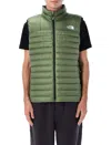 The North Face Men Green Logo Puffer Vest, Xl Luxury Jackets For Men Darveys In Green