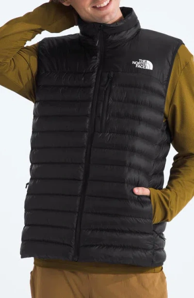 The North Face Terra Peak Packable Quilted Vest In Tnf Black